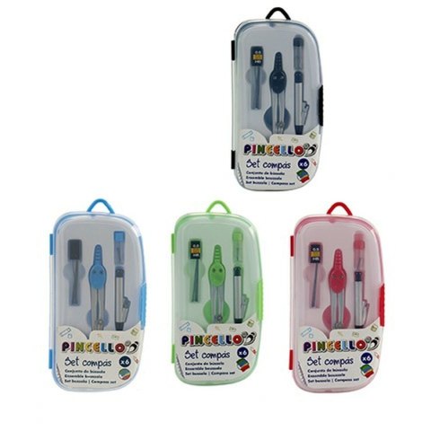 Kompas Pincello 2,5 x 19,5 x 10 cm Ołówek mechaniczny (12 Sztuk)