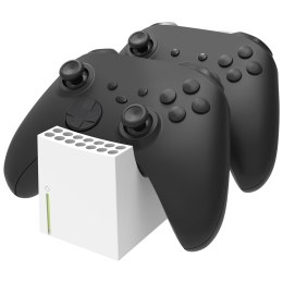 Snakebyte Podwójna ładowarka Twin Charge: SX do kontrolerów Xbox Series X Biała
