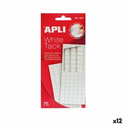 Kit Apli White Tack Kit Biały Nylon (3 Sztuk) (12 Sztuk)