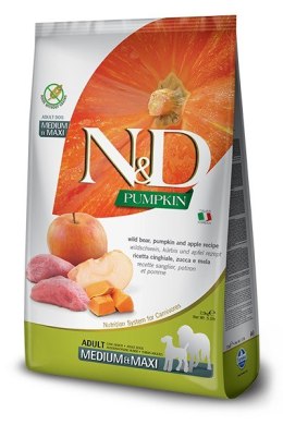 FARMINA N&D Pumpkin Boar & Apple Adult Medium & Maxi - sucha karma dla psa - 12kg