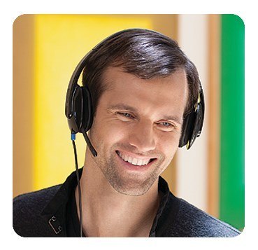 Słuchawki Logitech H540 981-000480 (kolor czarny)