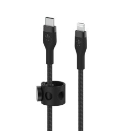BELKIN KABEL USB-C TO LTG OPLOT SILICONE 1M BLACK