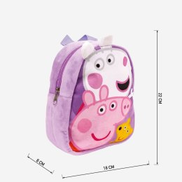 Plecak szkolny Peppa Pig Liliowy 18 x 22 x 8 cm