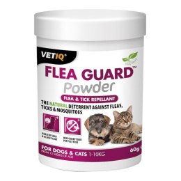 Kontrola owadów Planet Line Flea Guard Powder Kotów Pies (60 g)