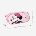 Piórnik Podwójny Minnie Mouse Różowy 22,5 x 8 x 10 cm