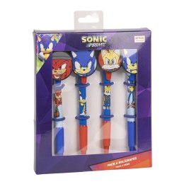 Zestaw długopisów Sonic 4 Części Wielokolorowy
