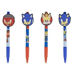 Zestaw długopisów Sonic 4 Części Wielokolorowy