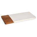 Deska do krojenia Biały Marmur Drewno akacjowe 15 x 1,3 x 30 cm (8 Sztuk)