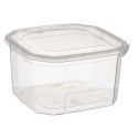 Prostokątne pudełko na lunch z pokrywką Przezroczysty polipropylen 750 ml 12,8 x 7,5 x 13,5 cm (24 Sztuk)