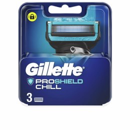 Wkłady do Maszynki do Golenia Gillette Fusion Proshield Chill 3 Części