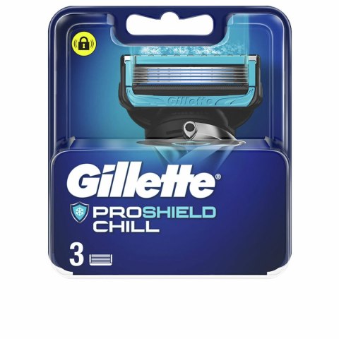 Wkłady do Maszynki do Golenia Gillette Fusion Proshield Chill 3 Części