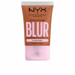Kremowy podkład do makijażu NYX Bare With Me Blur Nº 15 Warm honey 30 ml