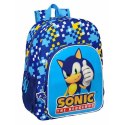 Plecak szkolny Sonic Speed 33 x 42 x 14 cm Niebieski 14 L