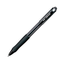 Długopis z płynnym atramentem Uni-Ball Rollerball Laknock SN-100 Czarny 0,4 mm (12 Części)