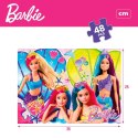 Zestaw 4 Puzzli Barbie MaxiFloor 192 Części 35 x 1,5 x 25 cm
