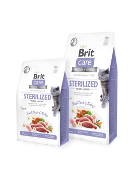 BRIT CARE Cat Grain-Free Sterilised Weight Control - karma dla kotów wysterylizowanych i z nadwagą - 7 kg