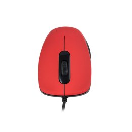 Mysz MODECOM M10 M-MC-M10S-500 (optyczna; 1000 DPI; kolor czerwony)