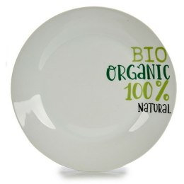 Płaski Talerz Organic Porcelana 24,4 x 2,6 x 24,4 cm (10 Sztuk)