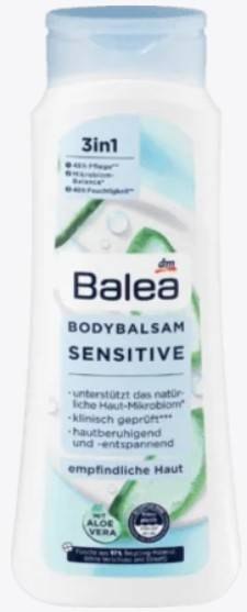 Balea Sensitive Aloe Vera Balsam do Ciała 400 ml