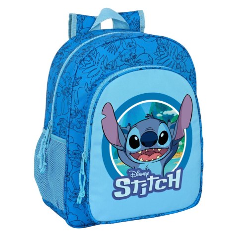 Plecak szkolny Stitch Niebieski 32 X 38 X 12 cm