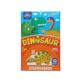Puzzle 3D Stegosaurus Dinozaury
