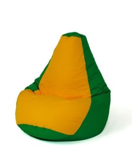 Pufa worek sako GRUSZA zielony-żółty XL 130x90