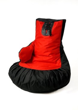 Pufa worek sako RĘKAWICA BOKSERSKA czarny-czerwony XL 100x80