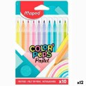 Zestaw markerów Maped Color' Peps Wielokolorowy 10 Części (12 Sztuk)