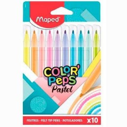 Zestaw markerów Maped Color' Peps Wielokolorowy 10 Części (12 Sztuk)