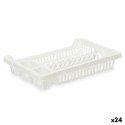 Ociekacz do Naczyń Biały Plastikowy 42,5 x 7 x 29,5 cm (24 Sztuk)