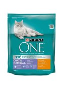 PURINA One Bifensis Coat & Hairball Kurczak - sucha karma dla kota - 800 g
