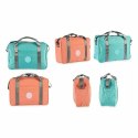 Torba Podróżna Berilo Kolor Zielony Różowy Poliester 14 x 34 x 44 cm (12 Sztuk)