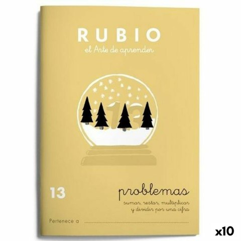 Notatnik do matematyki Rubio Nº 13 A5 hiszpański 20 Kartki (10 Sztuk)