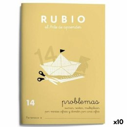 Notatnik do matematyki Rubio Nº 14 A5 hiszpański 20 Kartki (10 Sztuk)