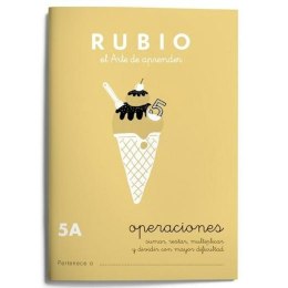 Notatnik do matematyki Rubio Nº 5A A5 hiszpański 20 Kartki (10 Sztuk)