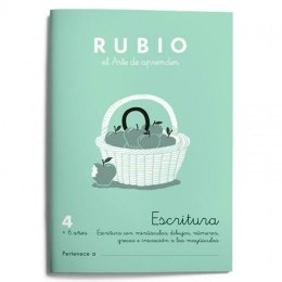 Writing and calligraphy notebook Rubio Nº 4 A5 hiszpański 20 Kartki (10 Sztuk)