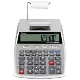 Kalkulator z Drukarką Canon 2303C001AA Biały Srebrzysty