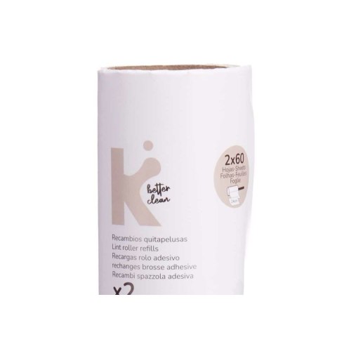 Rolka do Ubrań Biały 24 x 19 cm 14 x 31 x 4,5 cm Część Zapasowa (12 Sztuk)