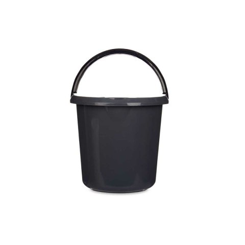 Wiadro z Uchwytem Szary Antracyt 10 L 30 x 28,5 x 30 cm (18 Sztuk)