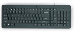 Klawiatura HP 150 Wired Keyboard przewodowa czarna 664R5AA