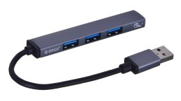 ORICO HUB USB-A 4X USB-A (3X2.0, 1X3.0), ALU