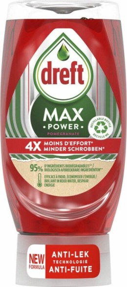 Dreft MaxPower Pomegranate Płyn do Naczyń 370 ml