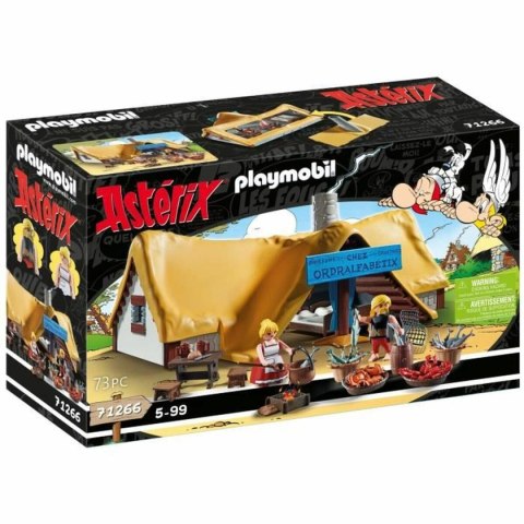 Playset Playmobil Astérix: Ordralfabetix Hut 71266 73 Części