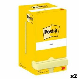 Karteczki przyklejane Post-it 76 x 76 mm Żółty (2 Sztuk)