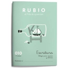Writing and calligraphy notebook Rubio Nº10 A5 hiszpański 20 Kartki (10 Sztuk)