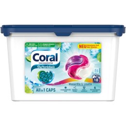 Coral Color Wasserlilie & Limette Kapsułki do Prania 18 szt. DE