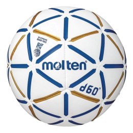 Piłka ręczna Molten H3D4000-BW D60 IHF Approved biało-niebiesko-złota rozm. 3