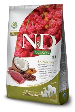 FARMINA N&D Quinoa Skin & Coat Kaczka - sucha karma dla psa - 7 kg