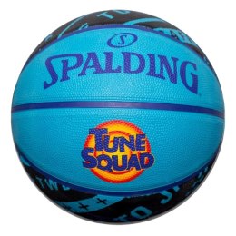 Piłka do koszykówki Spalding Space Jam Tune Squad Bugs niebiesko-czarna rozm. 7 84598Z