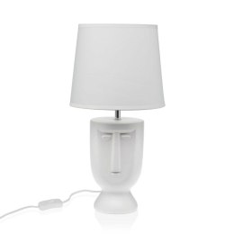 Lampa stołowa Versa Biały Ceramika 60 W 22 x 42,8 cm